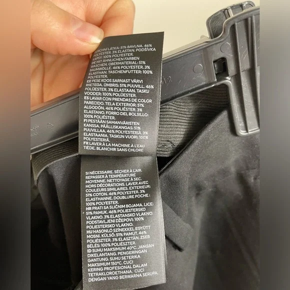 H&M Black Clasic Pants Business Casual Style Size 14 - Picture 15 of 15